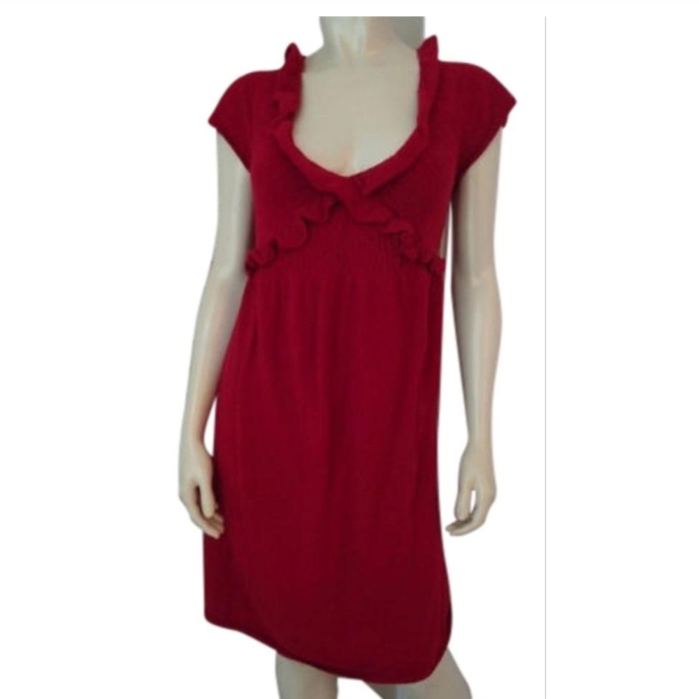 Knitted & Knotted Anthro Sweater Dress S Knit